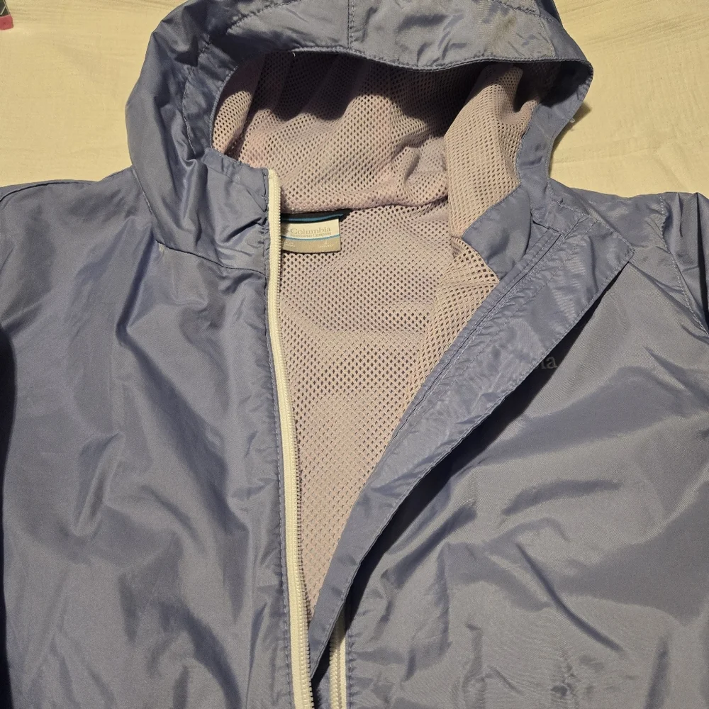 Columbia Sky Blue Windbreaker Jacket
